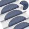 vidaXL - Trapmat - zelfklevend - 56x17x3 - cm - naaldvilt - blauw - 15 - st