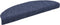 vidaXL - Trapmat - zelfklevend - 65x21x4 - cm - naaldvilt - blauw - 15-delig