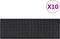 vidaXL - Trapmatten - 10 - st - 25x75 - cm - rubber