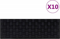 vidaXL - Trapmatten - 10 - st - 25x75 - cm - rubber