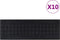 vidaXL - Trapmatten - 10 - st - 25x75 - cm - rubber