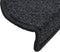 vidaXL - Trapmatten - 10 - st - 56x17x3 - cm - antracietkleurig