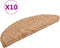 vidaXL - Trapmatten - 10 - st - 56x17x3 - cm - beige