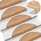 vidaXL - Trapmatten - 10 - st - 56x17x3 - cm - beige