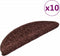 vidaXL - Trapmatten - 10 - st - 56x17x3 - cm - bruin