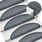 vidaXL - Trapmatten - 10 - st - 56x17x3 - cm - donkergrijs