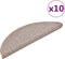 vidaXL - Trapmatten - 10 - st - 56x17x3 - cm - lichtbruin