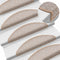 vidaXL - Trapmatten - 10 - st - 56x17x3 - cm - lichtbruin