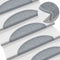 vidaXL - Trapmatten - 10 - st - 56x17x3 - cm - lichtgrijs