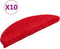 vidaXL - Trapmatten - 10 - st - 56x17x3 - cm - rood