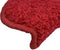 vidaXL - Trapmatten - 10 - st - 56x17x3 - cm - rood