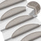 vidaXL - Trapmatten - 10 - st - 56x17x3 - cm - taupe