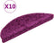vidaXL - Trapmatten - 10 - st - 56x17x3 - cm - violet