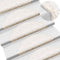 vidaXL - Trapmatten - 10 - st - 56x17x3 - cm - wit