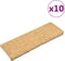 vidaXL - Trapmatten - 10 - st - 65x21x4 - cm - beige