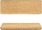 vidaXL - Trapmatten - 10 - st - 65x21x4 - cm - beige