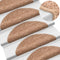 vidaXL - Trapmatten - 10 - st - 65x21x4 - cm - beige