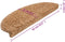 vidaXL - Trapmatten - 10 - st - 65x21x4 - cm - beige