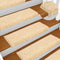 vidaXL - Trapmatten - 10 - st - 65x21x4 - cm - bruin