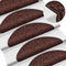 vidaXL - Trapmatten - 10 - st - 65x21x4 - cm - bruin