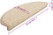 vidaXL - Trapmatten - 10 - st - 65x21x4 - cm - crèmekleurig