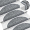 vidaXL - Trapmatten - 10 - st - 65x21x4 - cm - grijs