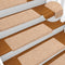 vidaXL - Trapmatten - 10 - st - 65x21x4 - cm - naaldvilt - bruin