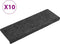 vidaXL - Trapmatten - 10 - st - 65x21x4 - cm - naaldvilt - grijs