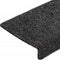 vidaXL - Trapmatten - 10 - st - 65x21x4 - cm - naaldvilt - grijs