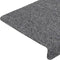 vidaXL - Trapmatten - 10 - st - 65x21x4 - cm - naaldvilt - lichtgrijs