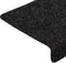vidaXL - Trapmatten - 10 - st - 65x21x4 - cm - naaldvilt - zwart