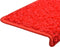 vidaXL - Trapmatten - 10 - st - 65x21x4 - cm - rood