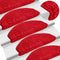 vidaXL - Trapmatten - 10 - st - 65x21x4 - cm - rood