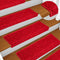 vidaXL - Trapmatten - 10 - st - 65x21x4 - cm - rood