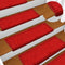 vidaXL - Trapmatten - 10 - st - 65x21x4 - cm - rood