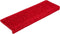 vidaXL - Trapmatten - 10 - st - 65x21x4 - cm - rood