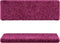 vidaXL - Trapmatten - 10 - st - 65x21x4 - cm - violet
