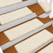 vidaXL - Trapmatten - 10 - st - 65x21x4 - cm - wit