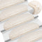 vidaXL - Trapmatten - 10 - st - 65x21x4 - cm - wit