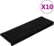 vidaXL - Trapmatten - 10 - st - 65x21x4 - cm - zwart