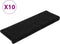 vidaXL - Trapmatten - 10 - st - 65x21x4 - cm - zwart