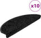 vidaXL - Trapmatten - 10 - st - 65x21x4 - cm - zwart