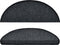 vidaXL - Trapmatten - 10 - st - 65x24x4 - cm - antracietkleurig