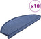 vidaXL - Trapmatten - 10 - st - 65x24x4 - cm - blauw