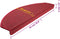 vidaXL - Trapmatten - 10 - st - 65x24x4 - cm - bordeauxrood