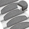 vidaXL - Trapmatten - 10 - st - 65x24x4 - cm - donkergrijs