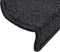 vidaXL - Trapmatten - 10 - st - 65x24x4 - cm - donkergrijs