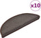 vidaXL - Trapmatten - 10 - st - 65x24x4 - cm - koffiebruin