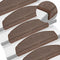 vidaXL - Trapmatten - 10 - st - 65x24x4 - cm - koffiebruin