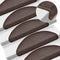 vidaXL - Trapmatten - 10 - st - 65x24x4 - cm - koffiebruin